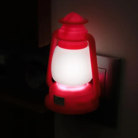 Светильник светодиодный NL-170 "Фонарик" 220В ночник с выкл. розов. Camelion 12526