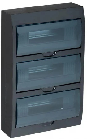 Корпус ЩРН-П-36 Krepta 3 IP41 навесной пластик. черн. IEK MKP12-N-36-41-K02