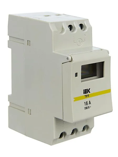 Таймер цифровой ТЭ15 16А 230В на DIN-рейку IEK MTA10-16