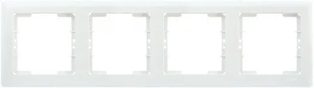 Рамка 4-м BOLERO РГ-4-ББ горизонт. бел. IEK EMB40-K01