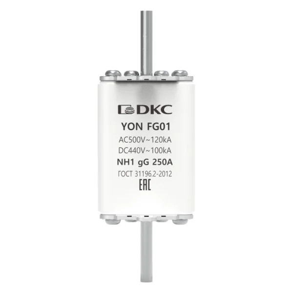Предохранитель YON ножевого типа FG1 с одинарной индикацией 250А DKC 1FG01-0250