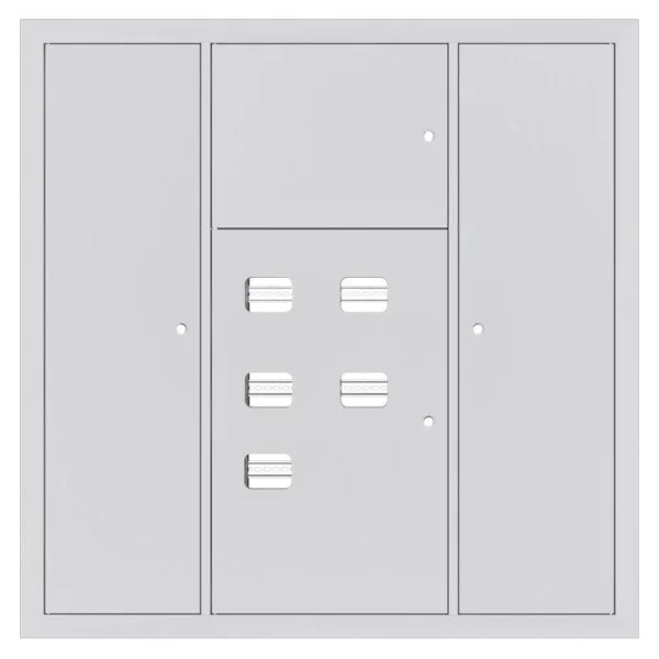 Устройство этажное распределительное встроенное типа 5кв. (1300х1300х150) EKF uerv-5-1300-1300