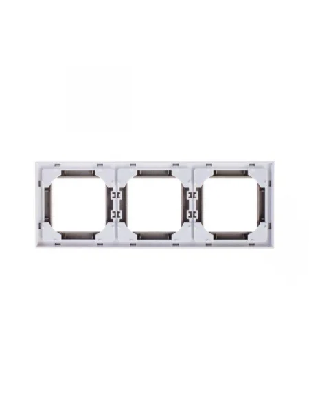 Рамка Levit 3п кофе макиато/бел. ABB 2CHH015030A6018
