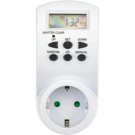 Таймер недельный электронный с заземл. 1.8кВт бел. REV 66989 6