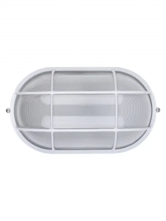 Светильник НПБ1202 белый/овал с реш. 100Вт IP54 TDM