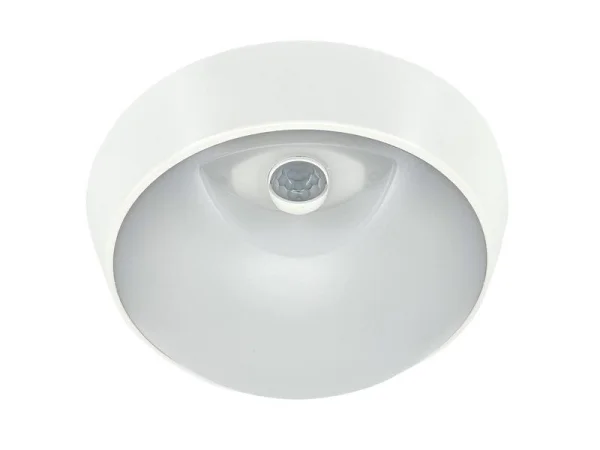 Светильник светодиодный WP 15 C 12W OP 840 D220 WH MDM 220х80мм 12Вт 4000К IP65 ЖКХ круглый пылевлагозащ. с датчиком движения бел. Русский Свет 15071523453