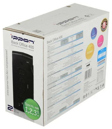 Источник бесперебойного питания Back Office 1000 600Вт 1000В.А черн. IPPON 582021