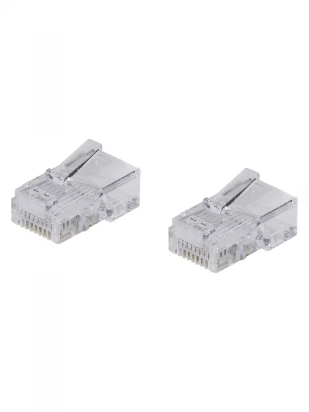 Разъем RJ-45 UTP для кабеля кат. 5Е, 8P8C (2 шт), TDM