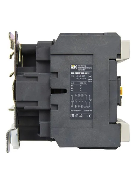 Контактор КМИ-48012 80А 230В/AC3 1HО 1H3 IEK KKM41-080-230-11