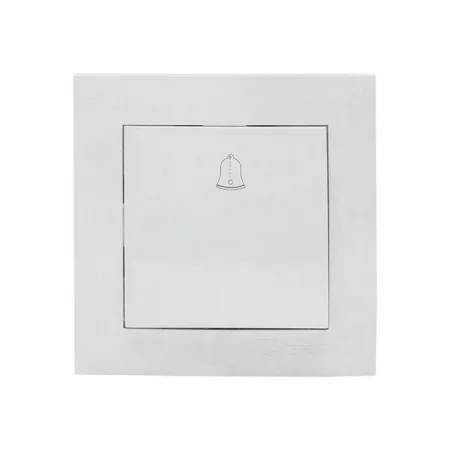 Кнопка звонка 1-кл. СП Валенсия 10А IP20 бел. PROxima EKF EWV10-026-10