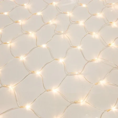 Гирлянда "Сеть" 1.5х1.5м 150LED тепл. бел. провод прозр. Neon-Night 215-126