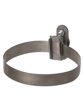 Держатель хомут Ø10-100 мм, для прута Ø6-10 мм, стальной зажим термодиффузия TDM