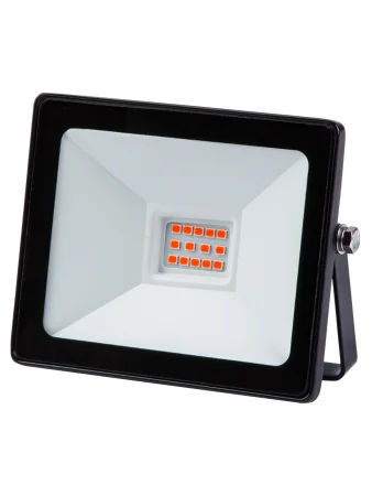 Прожектор светодиодный СДО-04-020Н-К (красный свет) 20 Вт, IP65, черный, Народный