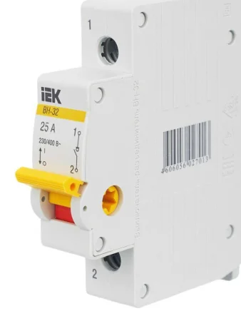 Выключатель нагрузки ВН-32 25А/1П IEK MNV10-1-025