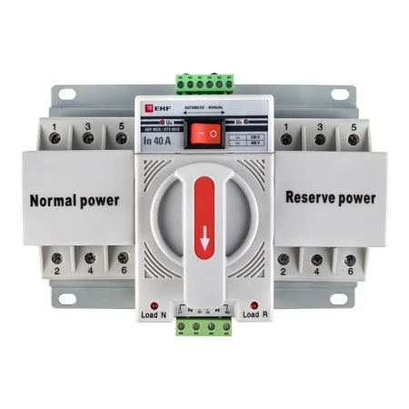 Устройство автоматического ввода резерва АВР 3п C 40А 400В MCB PROxima EKF ats-mcb-40c-3p-pro