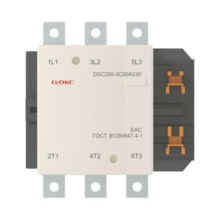 Контактор магнитный DSC225-3C00A230 225А 110кВт (AC3) 220В AC DKC DSC225-3C00A230