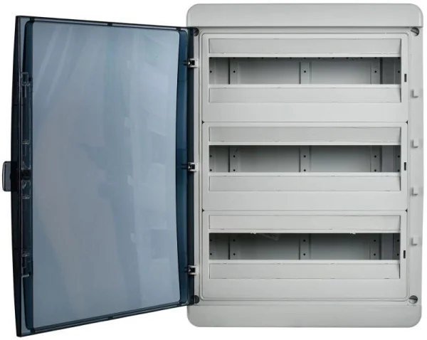 Корпус пластиковый КМПн-54 IP65 черн. прозр. дверь TEKFOR IEK TF5-KP72-N-54-65-K03-K02
