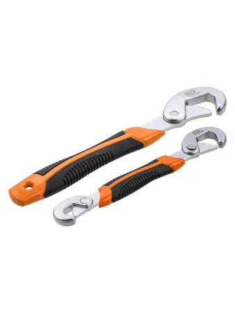 Набор ключей универсальных самозажимных 9-22/22-32 мм, прорезиненные рукоятки, блистер, "Гранит" TDM