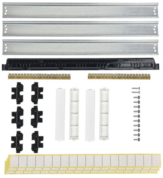 Корпус пластиковый ЩРВ-П-54 IP41 черн. прозр. дверь TEKFOR IEK TF5-KP12-V-54-41-K01-K03