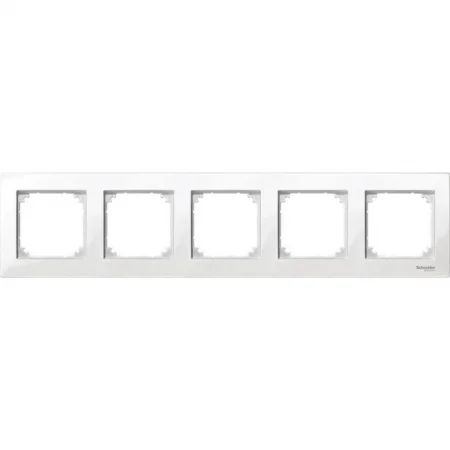 Рамка 5-м Merten M-Plan бел. SchE MTN515519
