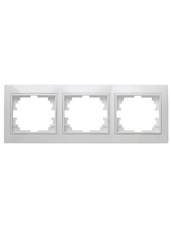 Рамка 3-м СП Plano 1-503-01 гор. бел. Intro Б0027627