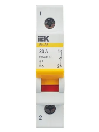 Выключатель нагрузки ВН-32 20А/1П IEK MNV10-1-020