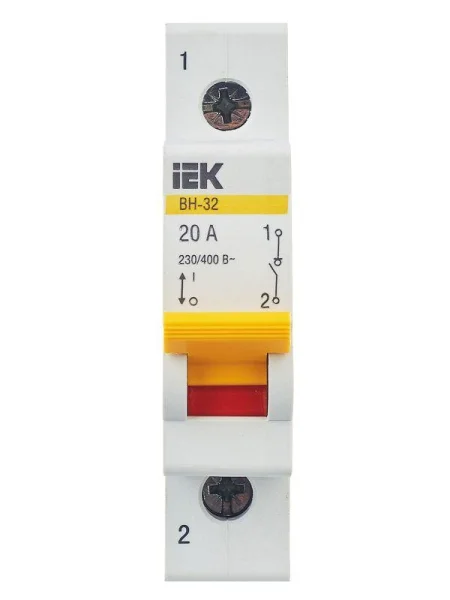 Выключатель нагрузки ВН-32 20А/1П IEK MNV10-1-020