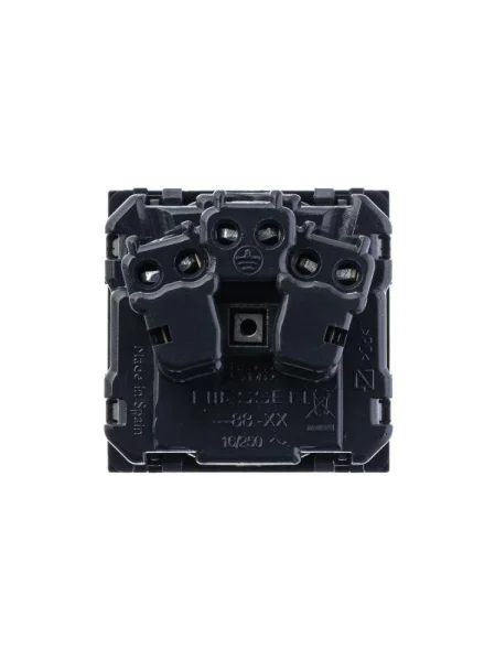 Механизм розетки Zenit 16А 250В защ. шторки с заземл. шампань ABB 2CLA228800N1901