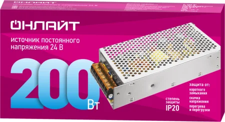 Драйвер для светодиодной ленты 90 644 OD-P200-IP20-24V ОНЛАЙТ 90644