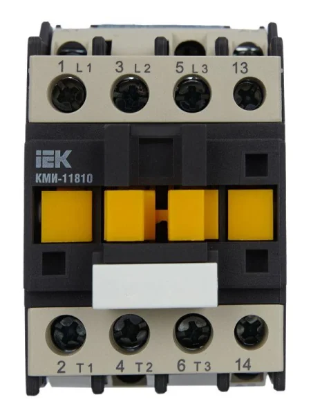 Контактор КМИ-11810 18А 24В/АС3 1НО IEK KKM11-018-024-10