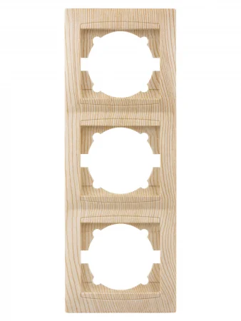 Рамка 3-х постовая вертикальная сосна "Лама" TDM