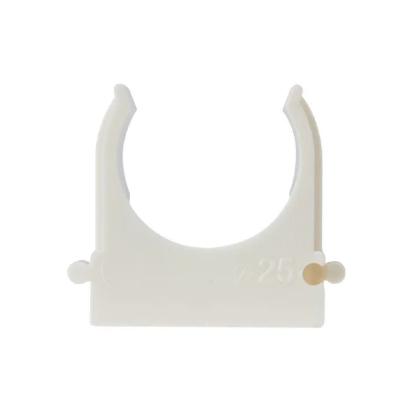 Держатель для труб (клипса) d25мм для монтажн. пистолета бел. Rexant 28-0425-3