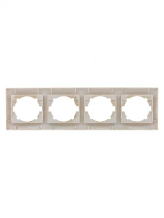 Рамка 4-х постовая горизонтальная сосна "Лама" TDM