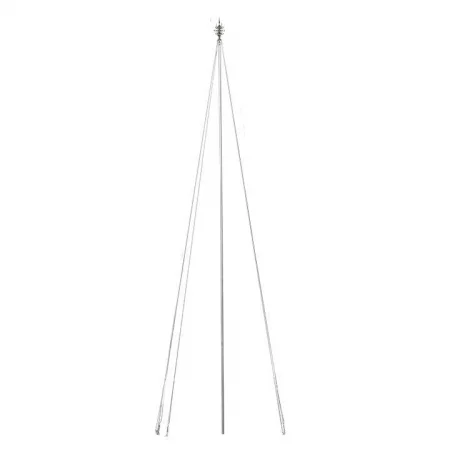 Мачта молниеприемная d40мм L4000 с оттяжками St PROxima EKF lp-4000-40-st