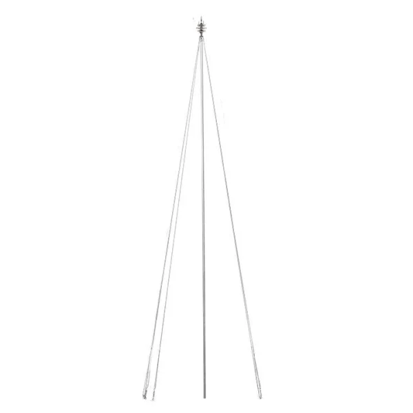 Мачта молниеприемная d40мм L4000 с оттяжками St PROxima EKF lp-4000-40-st