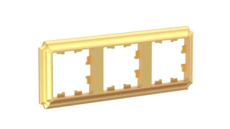 Рамка 3-пост. AtlasDesign Antique универс. зол. SE ATN101603