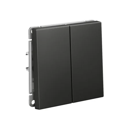 Выключатель 2-кл. ArtGallery 10AX быстрозажим. клем. механизм базальт SE GAL001451S