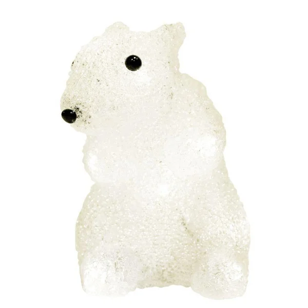 Фигура светодиодная акриловая "Белка" 17.5х12х18см 12LED 0.5Вт 4.5В IP20 элементы питания 3хAAA (не в компл.) Neon-Night 513-341