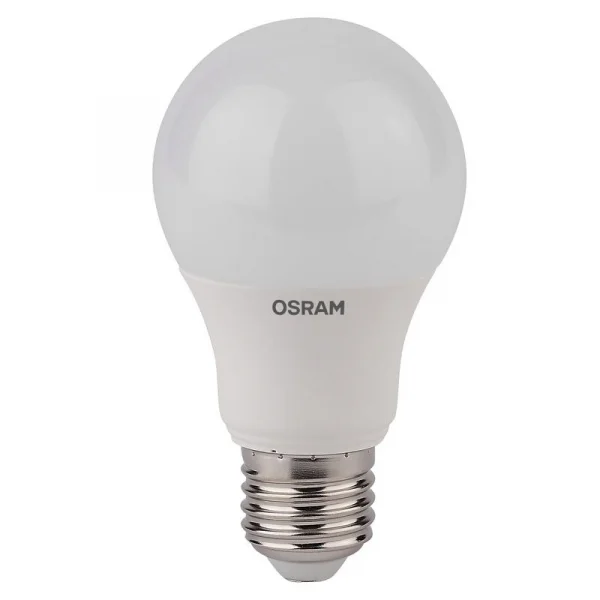 Лампа светодиодная LED STAR CLASSIC A 40 5.5W/865 5.5Вт грушевидная 6500К холод. бел. E27 470лм 220-240В матов. пласт. OSRAM 4052899971523