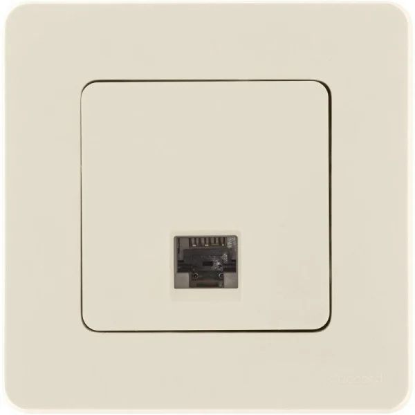 Розетка компьютерная Inspiria RJ45 кат.5E UTP сл. кость Leg 673826