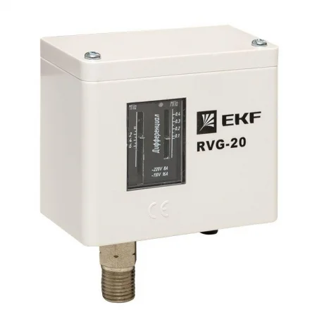 Реле избыточного давления RVG-20-0.6 (0.6МПа) EKF RVG-20-0.6
