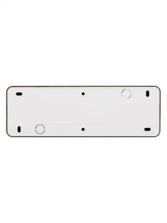 Розетка 4-х местная горизонтальная 2П открытой установки IP20 10A бук "Ладога" TDM