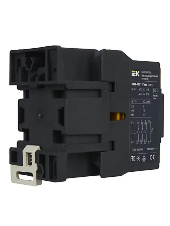 Контактор КМИ-11811 18А 230В/АС3 1НЗ IEK KKM11-018-230-01