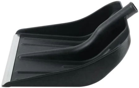 Лопата для уборки снега малая 360х400мм без черенка пластик. 68098