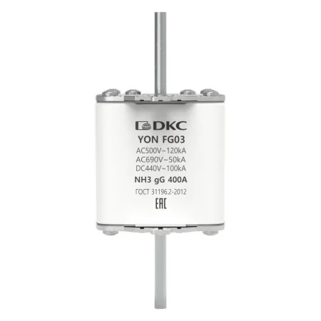 Предохранитель YON ножевого типа FG3 с одинарной индикацией 400А DKC 1FG03-0400