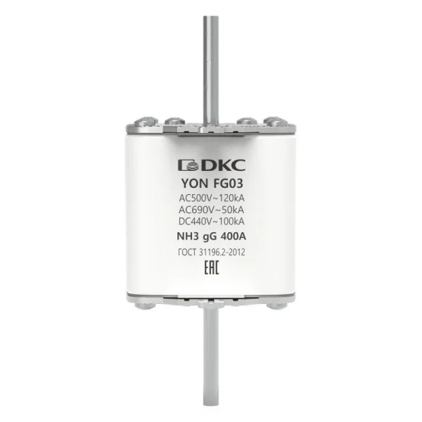 Предохранитель YON ножевого типа FG3 с одинарной индикацией 400А DKC 1FG03-0400