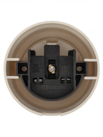 Розетка 2П+З 16А 250В сл. кость «Виви» TDM