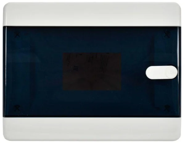Корпус пластиковый ЩРН-П-8 IP41 черн. прозр. дверь UNION Compact IEK UIC-KP12-N-08-41-K01