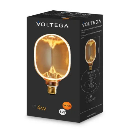 Лампа светодиодная Loft Led O100 4Вт 1800К E27 Voltega 8540