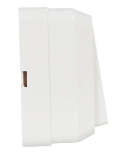 Выключатель кнопочный 1-кл. ОП Октава 10А IP20 ВСк20-1-0-ОБ бел. IEK EVO13-K01-10-DC